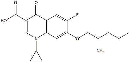 7-[(2-Aminopentyl)oxy]-1-cyclopropyl-6-fluoro-1,4-dihydro-4-oxoquinoline-3-carboxylic acid