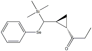 (1S,2S)-1-Propionyl-2-[(phenylseleno)(trimethylsilyl)methyl]cyclopropane