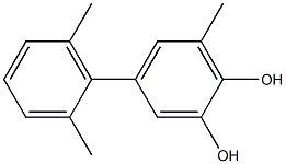 6-Methyl-4-(2,6-dimethylphenyl)benzene-1,2-diol|