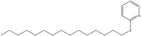 1-(2-Pyridinylthio)pentadecane 结构式