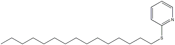 1-(2-Pyridinylthio)pentadecane Structure