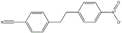 4-[2-(4-Nitrophenyl)ethyl]benzonitrile,,结构式