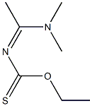  N-(1-Dimethylaminoethylidene)thiocarbamic acid O-ethyl ester