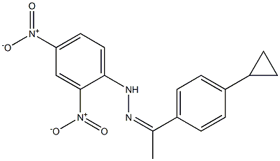  4'-Cyclopropylacetophenone 2,4-dinitrophenyl hydrazone