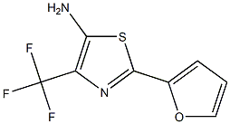 2-(2-Furyl)-4-(trifluoromethyl)-5-aminothiazole 结构式