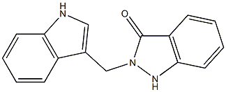 2-[(1H-Indol-3-yl)methyl]-1H-indazol-3(2H)-one Struktur