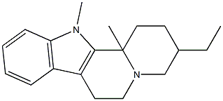 1,2,3,4,6,7,12,12b-Octahydro-12,12b-dimethyl-3-ethylindolo[2,3-a]quinolizine