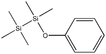 1-Phenoxy-1,1,2,2,2-pentamethyldisilane Struktur