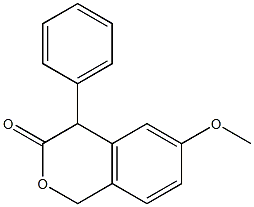 4-Phenyl-6-methoxyisochroman-3-one Struktur