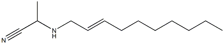 N-(1-Cyanoethyl)-2-decenylamine 结构式