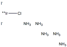 Chloropentammineiridium(III) iodide 结构式