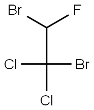 2-Fluoro-1,1-dichloro-1,2-dibromoethane 结构式
