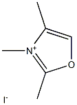 2,3,4-Trimethyloxazolium iodide Structure