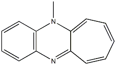 5-Methyl-5H-cyclohepta[b]quinoxaline 结构式