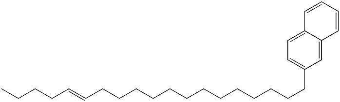 2-(14-Nonadecenyl)naphthalene Struktur