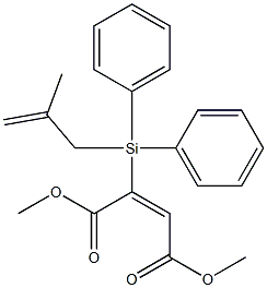(E)-3-(Methoxycarbonyl)-6-methyl-4,4-diphenyl-4-sila-2,6-heptadienoic acid methyl ester