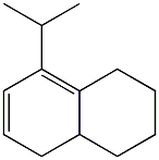 1,2,3,4,4a,5-Hexahydro-8-isopropylnaphthalene 结构式