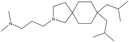 8,8-Diisobutyl-2-(3-dimethylaminopropyl)-2-azaspiro[4.5]decane