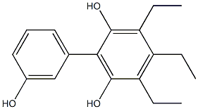 3,4,5-Triethyl-1,1'-biphenyl-2,3',6-triol