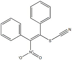 (Z)-1-Thiocyanato-2-nitro-1,2-diphenylethene Structure