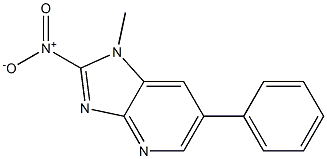 2-Nitro-1-methyl-6-phenyl-1H-imidazo[4,5-b]pyridine,,结构式