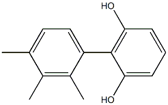 2-(2,3,4-Trimethylphenyl)benzene-1,3-diol Structure