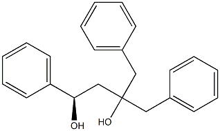[R,(+)]-3-ベンジル-1,4-ジフェニル-1,3-ブタンジオール 化学構造式