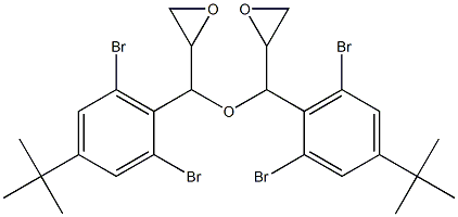 2,6-Dibromo-4-tert-butylphenyl(2,3-epoxypropan-1-yl) ether,,结构式