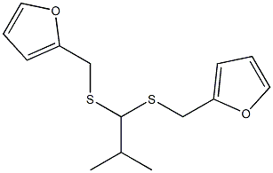1,1-Bis(furfurylthio)-2-methylpropane Struktur