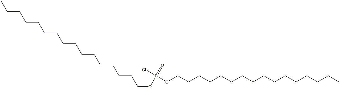 Chlorophosphonic acid di(hexadecyl) ester,,结构式