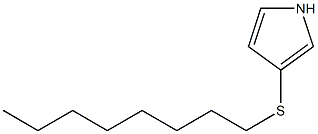 3-Octylthio-1H-pyrrole