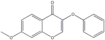 3-Phenoxy-7-methoxy-4H-1-benzopyran-4-one|