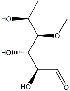 4-O-Methyl-6-deoxy-L-galactose Structure