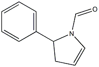 5-Phenyl-2-pyrroline-1-carbaldehyde,,结构式