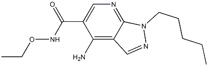 1-Pentyl-4-amino-N-ethoxy-1H-pyrazolo[3,4-b]pyridine-5-carboxamide