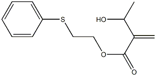  3-Hydroxy-2-methylenebutyric acid 2-phenylthioethyl ester