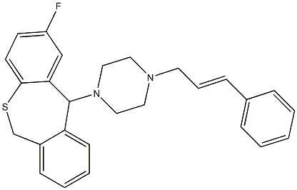 11-(4-Cinnamyl-1-piperazinyl)-2-fluoro-6,11-dihydrodibenzo[b,e]thiepin