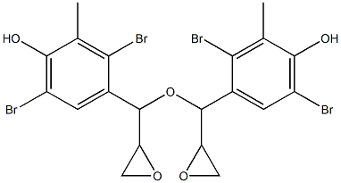 2,5-Dibromo-3-methyl-4-hydroxyphenylglycidyl ether Structure