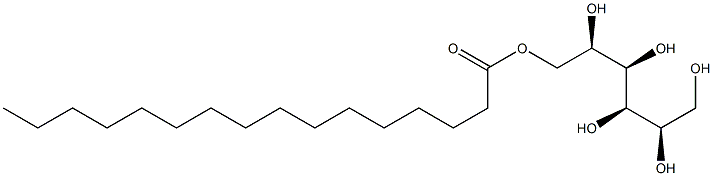 D-Mannitol 1-hexadecanoate Structure