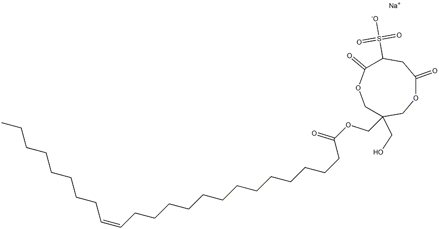 1-[[[(15Z)-1-Oxo-15-tetracosenyl]oxy]methyl]-1-(hydroxymethyl)-4,7-dioxo-3,8-dioxacyclononane-6-sulfonic acid sodium salt