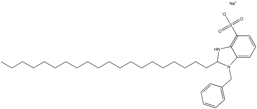  1-Benzyl-2,3-dihydro-2-icosyl-1H-benzimidazole-4-sulfonic acid sodium salt