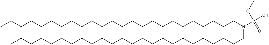 N,N-ジテトラコシルアミドりん酸水素メチル 化学構造式