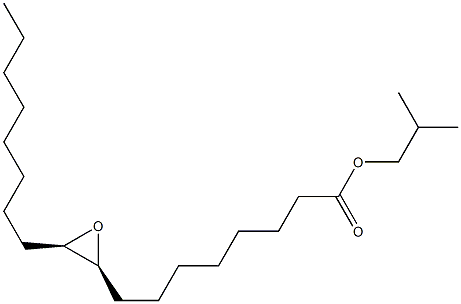 (2S,3R)-3-Octyl-2-oxiraneoctanoic acid isobutyl ester Structure