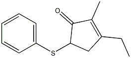 2-Methyl-3-ethyl-5-(phenylthio)-2-cyclopenten-1-one