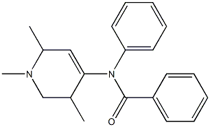 1,2,5-Trimethyl-1,2,5,6-tetrahydro-4-[phenyl(benzoyl)amino]pyridine