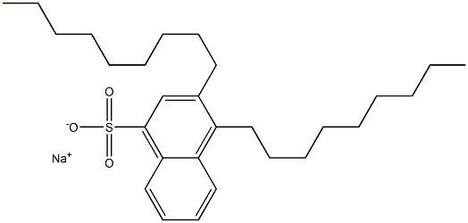3,4-Dinonyl-1-naphthalenesulfonic acid sodium salt,,结构式