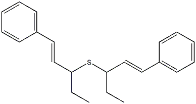 Ethylcinnamyl sulfide Structure