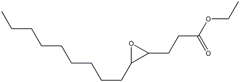 4,5-Epoxymyristic acid ethyl ester Structure