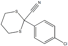 2-(4-Chlorophenyl)-1,3-dithiane-2-carbonitrile