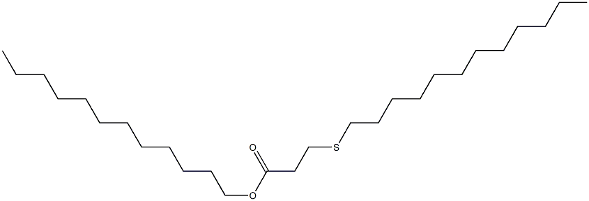 3-(Dodecylthio)propionic acid dodecyl ester Structure